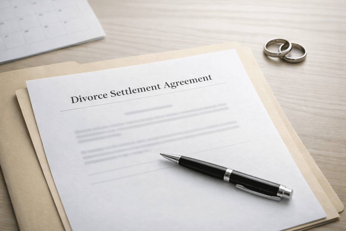 Divorce Settlement Agreement Analysis