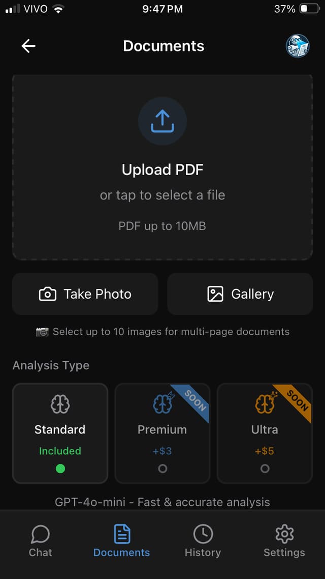 Step 1: Upload Your Document