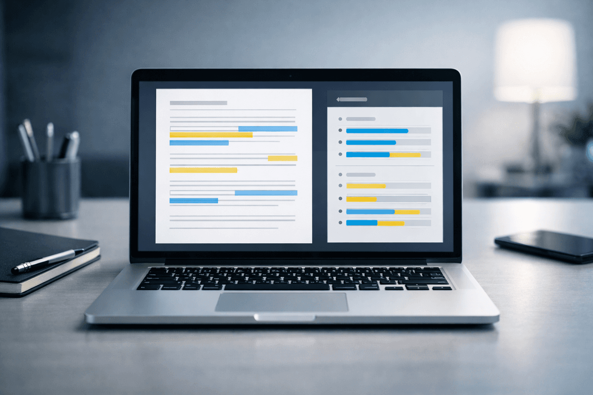 Person using LegalSimplifier.ai to analyze a will