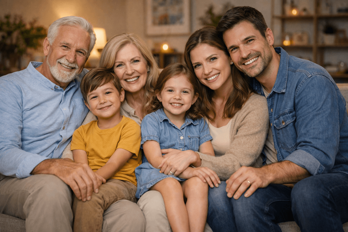 Person happy with simplified life insurance policy