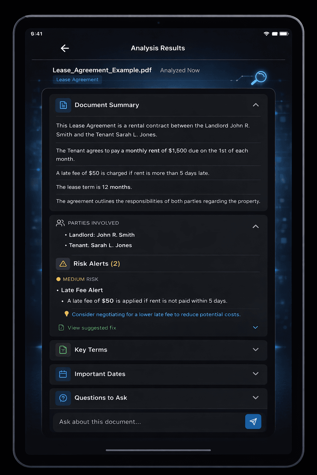 Person using LegalSimplifier.ai